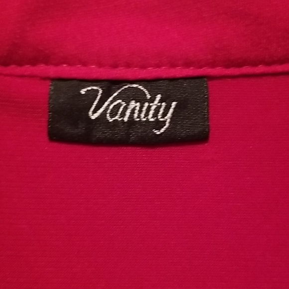 Dressy red vanity top - Picture 6 of 6